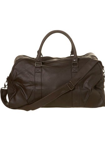 Leather look bag from Topman